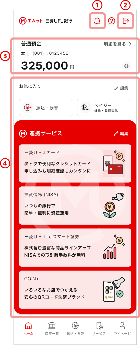 ホーム画面